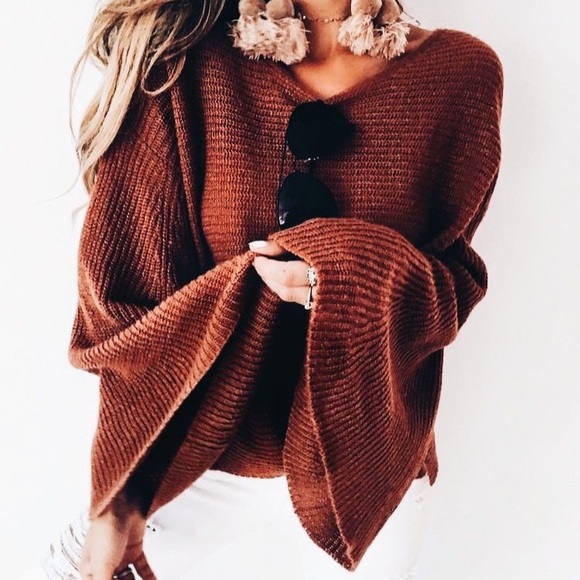 Flare Sleeve Sweater - Picture 8 of 12